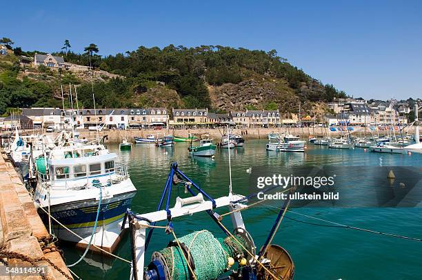 France - Erquy: fishing boats in the port