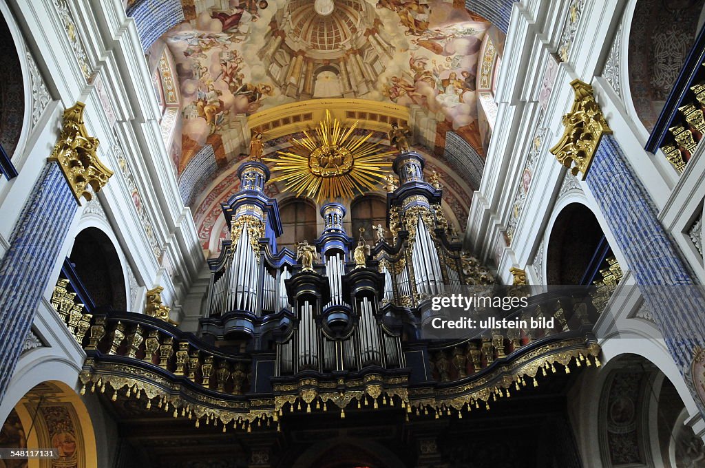 Poland Warminsko Mazurskie Warmia-Masuria Swieta Lipka - interior view of the church