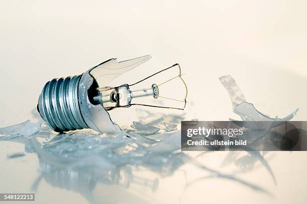 Broken light bulb