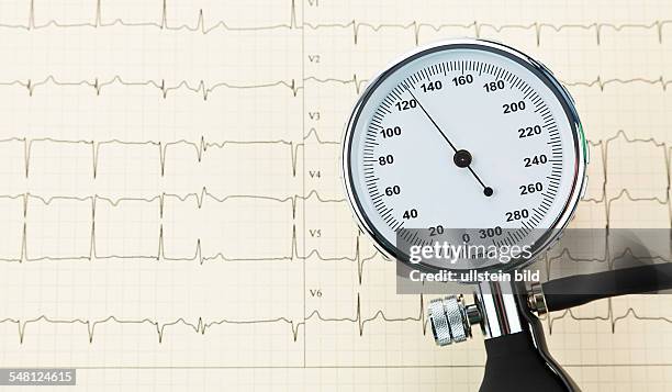 Blood pressure meter and ECG