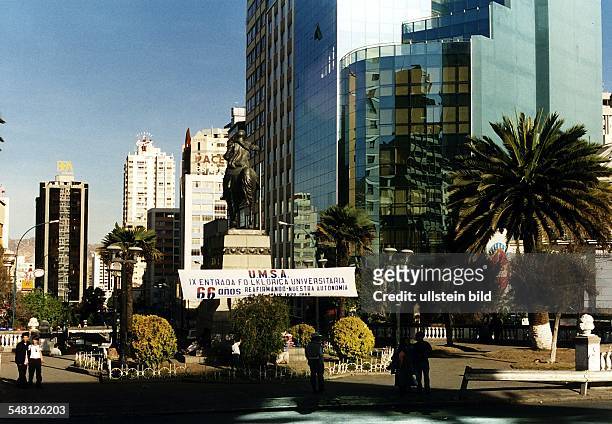Magistrale in der Hauptstadt La Paz - August 1996