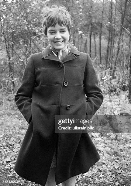 People, young girl, coat, portrait, aged 18 to 22 years, Monika -