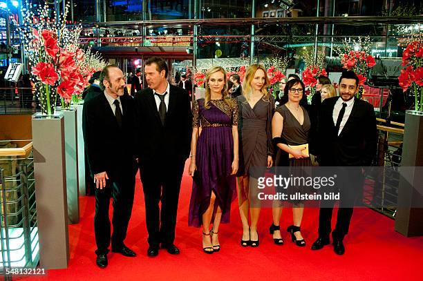 Kruger, Diane - Actress, Germany - from left to right: Karl Markovics, Sebastian Koch, Diane Kruger, Petra Schmitt Schaller, Eva Loebau and Jaume...
