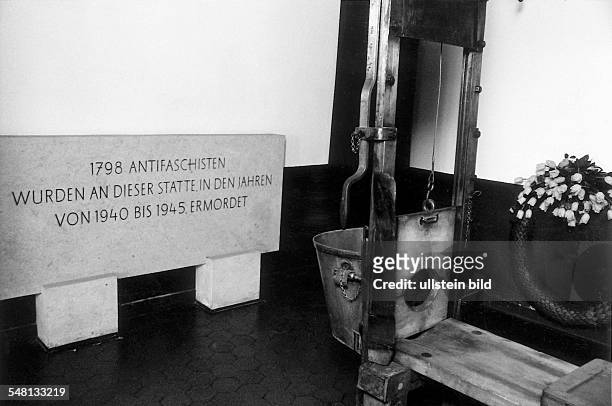 Fallbeil in der Gedenkstätte im ehemaligen Zuchthaus Görden - 1994