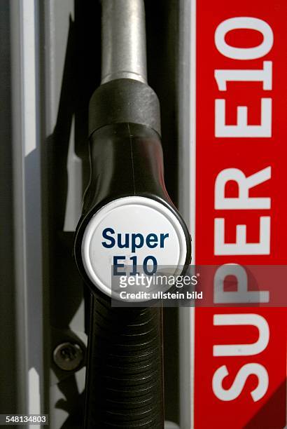 Germany - fuel station, Super E10 petrol