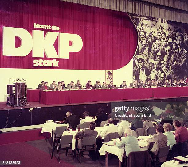 Germany North Rhine-Westphalia Duesseldorf - Party convention of the communist DKP - 1973