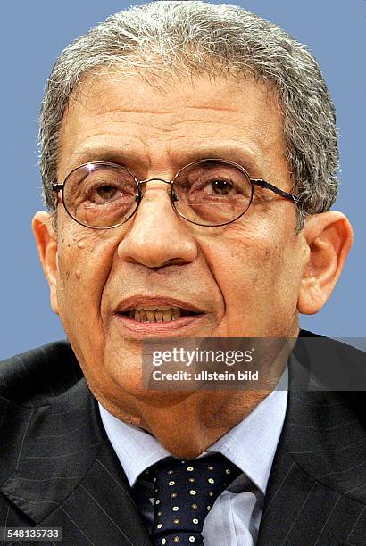 Moussa, Amr - Politician, Egypt, Seceretary-General of the Arab League -