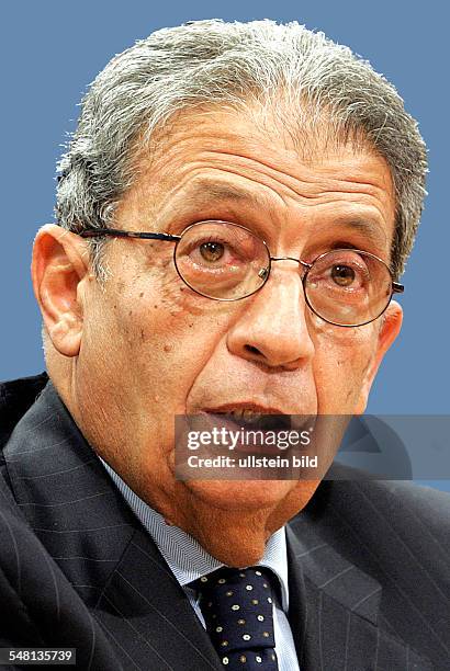 Moussa, Amr - Politician, Egypt, Seceretary-General of the Arab League -