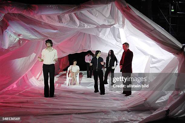 Germany Berlin - theatre: Hebbel am Ufer, HAU 1 Berlin; play: Jeff Koons by Rainald Goetz; directed by: Angela Richter; stage and costumes: Steffi...