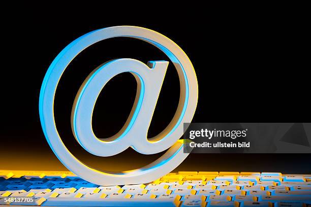 At sign on a computer keyboard - 2010