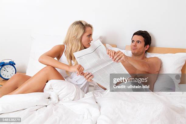 Couple in bed -