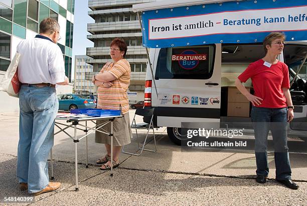 Germany Berlin Lichtenberg - Advisory service van at the 'JobCenter' of the Federal employment office Berlin-Lichtenberg