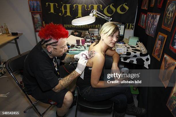 Germany Berlin - Tatoo fair -