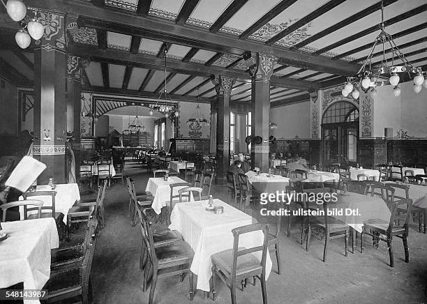 Das Restaurant im Gewerkschaftshaus - 1900