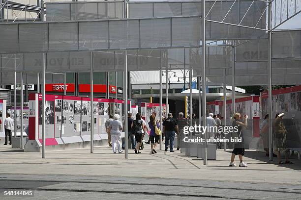 Germany - Berlin - Mitte: exhibition "Friedliche Revolution 1989/90" at Alexanderplatz