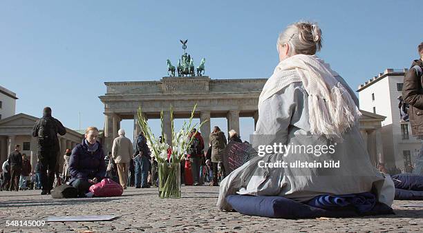 Germany Berlin Mitte - meditation on the Pariser Platz -