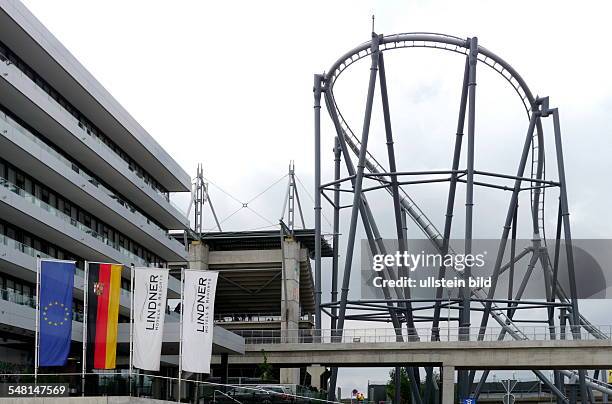 Germany Rhineland-Palatinate - pleasure park RingWerk at Nuerburgring, roller coaster is not in order