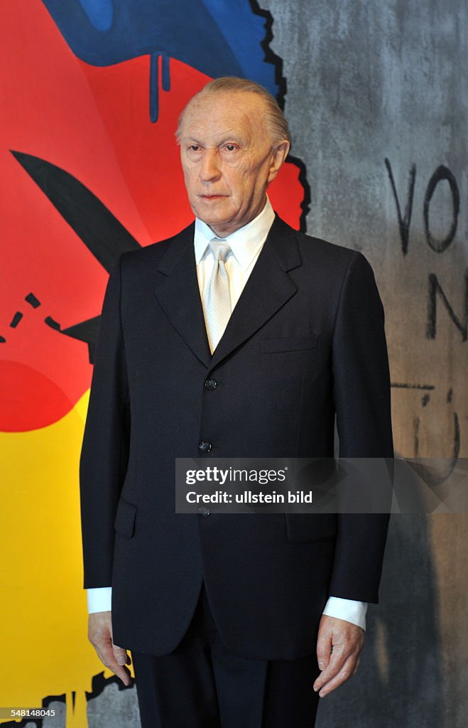 Federal Republic of Germany Berlin - wax works Madame Tussauds Berlin, Unter den Linden 74, wax figure of Konrad Adenauer