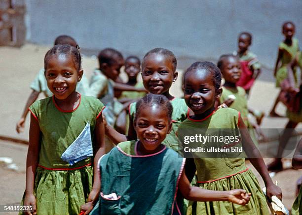 Sierra Leone Freetown Freetown - school girls wearing school uniforms