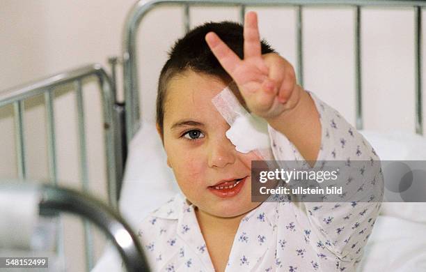 Croatia Zagreb Zagreb - children hospital with children wounded in the war -