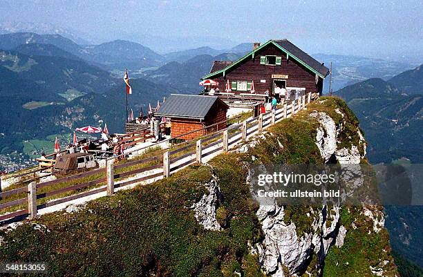 Almhütte auf dem Gipfel des Schafberg - 1998