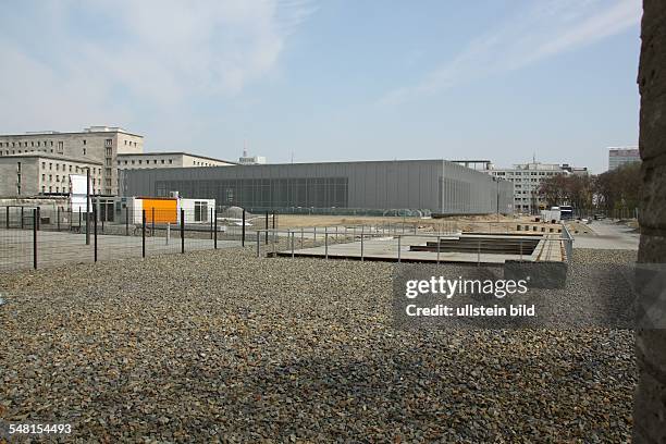 Germany Berlin Mitte - The new Documentation Center building of the exhibition 'Topography of Terror' .The mission of the Topography of Terror...