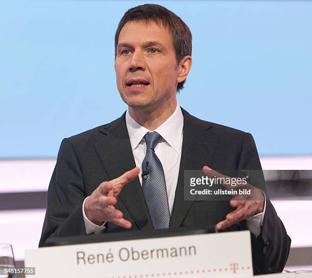 Obermann, Rene - CEO Deutsche Telekom AG, Germany -