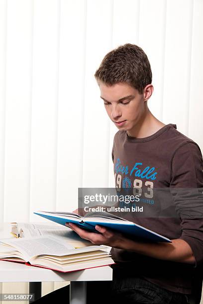 Young man with books - 2010