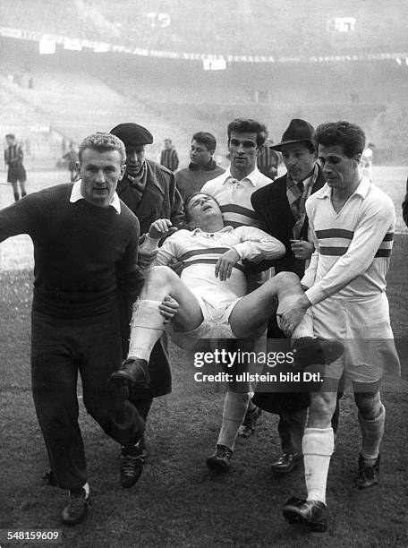 Puskas, Ferenc *-+ Fussballspieler, Fussballtrainer, Ungarn Mitglied d. Ungarischen Nationalelf 1945-1956 Mitglied d. Spanischen Nationalelf...