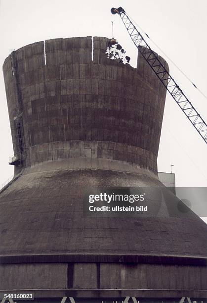 Germany North Rhine-Westphalia - deconstruction of the nuclear power plant Wuergassen