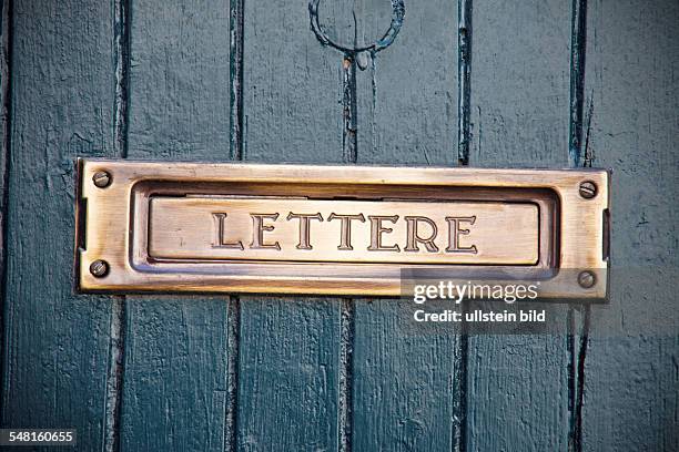 Italy Veneto Venezia - letter box at a door