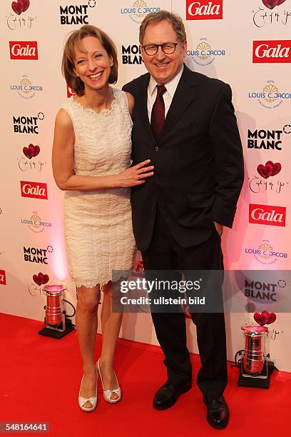 Carriere, Mareike - Actress, Germany - with husband Gerd Klement during 'Couple of the year' in Hamburg, Germany