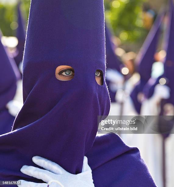 Spain Andalucia Cordoba - procession Semana Santa during Holy Week