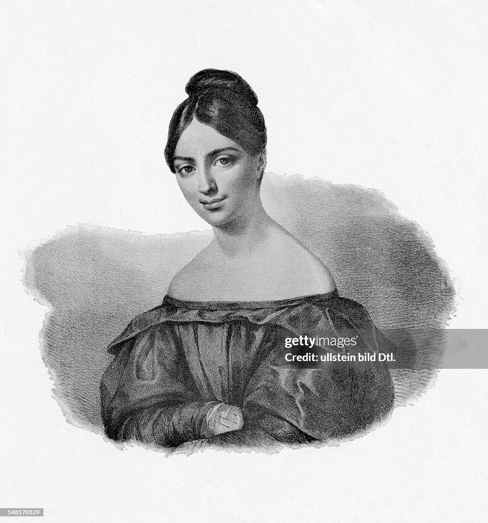 Maria Malibran, opera singer, soprano, Spain - portrait, 19th century