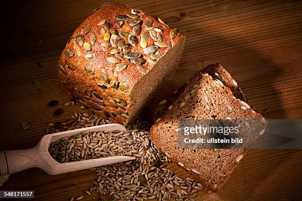 Whole-grain bread and corn