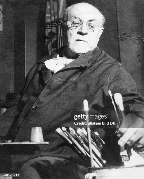 Matisse, Henri - Painter, Draughtsman, Printmaker, Sculptor, F *31.12.1869-+ - Portrait - about 1954 - Published in: 'B.Z.'; Vintage property of...