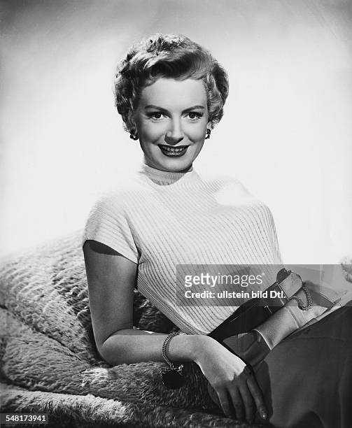 Kerr, Deborah *-+ Schauspielerin, GB - Halbportrait - 1955