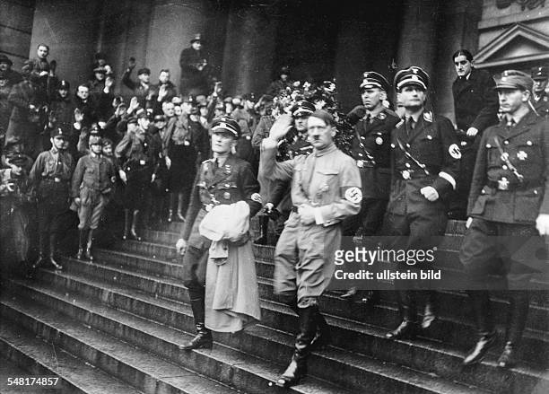 Hindenburg, Paul von - Politician, Field Marshal General, President of the Reich , Germany *02.10.1847-+ - - memorial ceremony of Paul von...