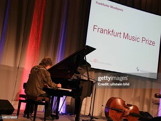 Emerson, Keith - Musician, Songwriter, Composer, Keyboard Player, Rock Music, UK - performing during 'Musikmesse' and award 'Frankfurt Music Prize'...