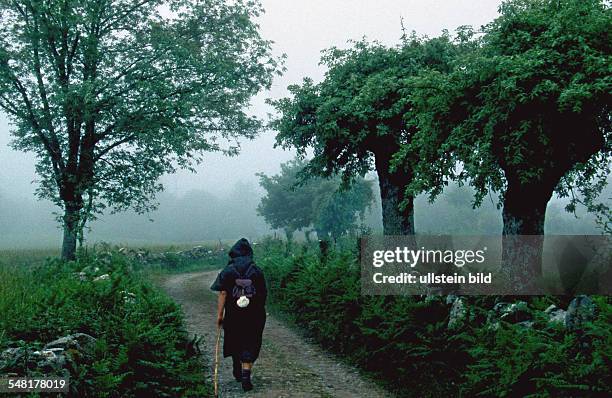 Spain - pilgrim walks to Santiago de Compostella