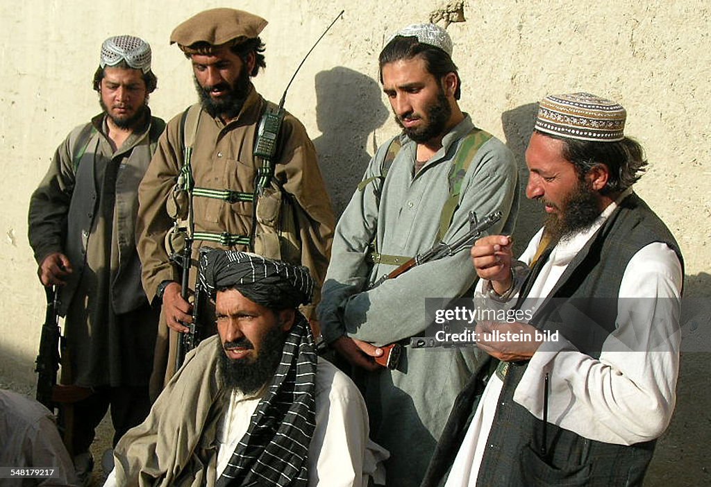 Pakistan - Wana, Mullah Nasir, leader of militant Taliban rebels of the Wazir-tribe near the town of Wana in South Waziristan, Waziristan-Province, Federal Administered Tribal Areas