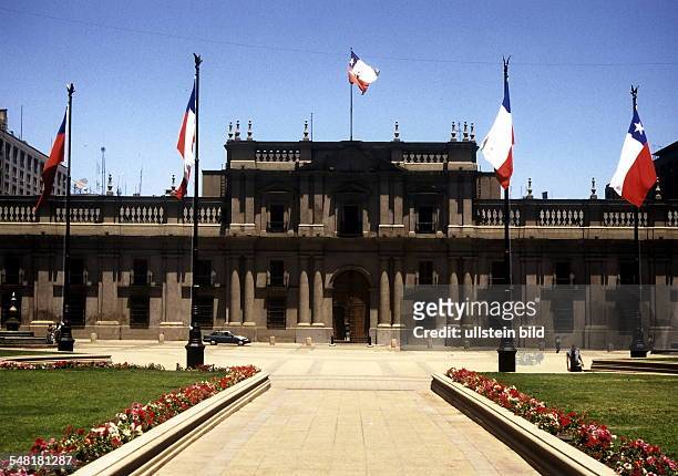 Präsidentenpalast "La Moneda" , Sitz des Staatspräsidenten - Januar 2000