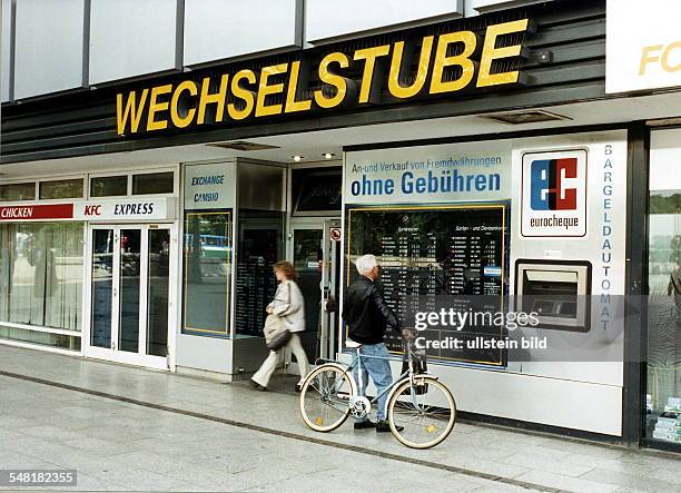 Geldwechsel, Wechselstuben D, Nachrichtenfoto