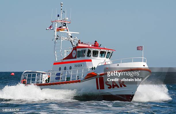 Germany - Mecklenburg-Western Pomerania - : lifeboat "Eugen" of the Deutsche Gesellschaft zur Rettung Schiffbruechiger