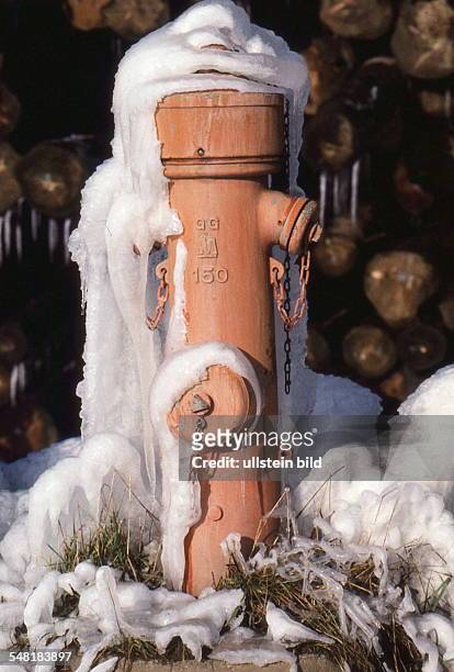 Frozen hydrant