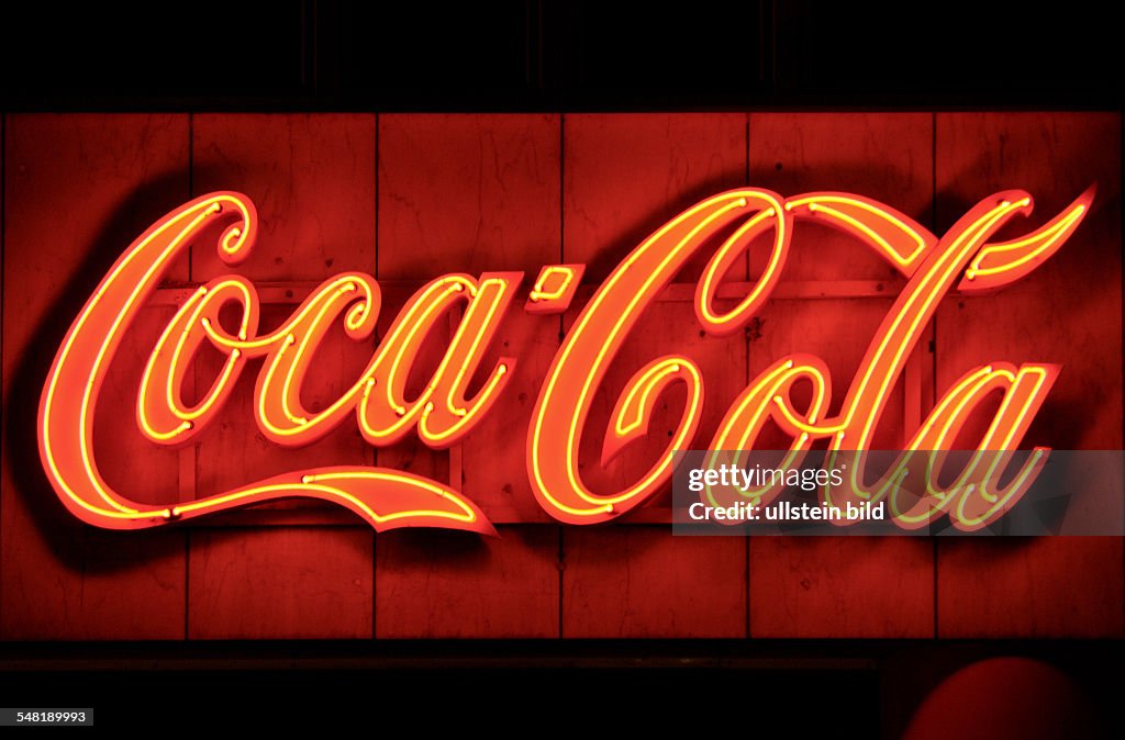 Fluorescent Lighting, Neon Writing, Coca-Cola Logo News Photo - Getty Images