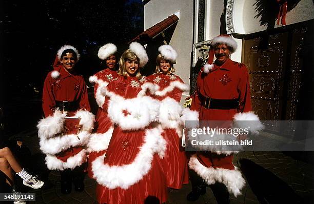 Weihnachtsmänner und Weihnachtsfrauen in Tampa / Florida - 1997