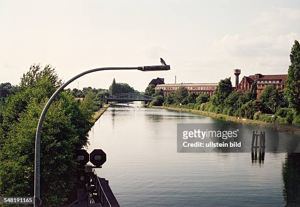Die Leine in Hannover - August 2001