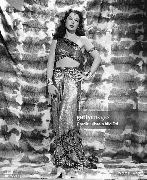 Lamarr, Hedy - Actress, Austria *-+ - Scene from the movie 'Samson and Delilah' - Directed by: Cecil B. DeMille - USA 1949 - Produced by: Paramount...