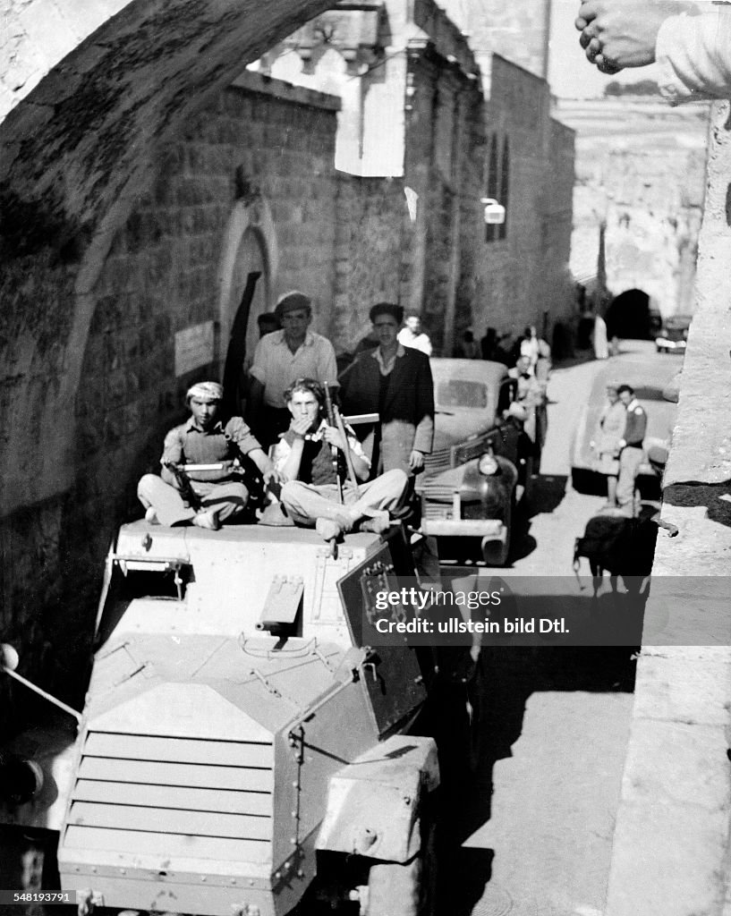 Palestine, British Mandatory 1939-nov.47 : Arab armoured car in the ...